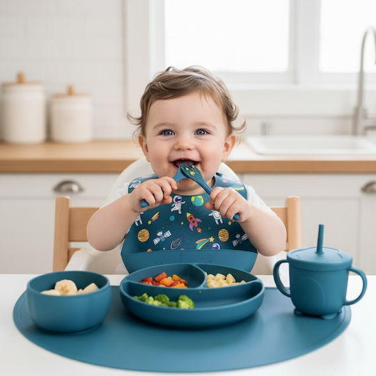 Queen Mother Space Odyssey Complete Silicone Feeding Set 8 Pieces