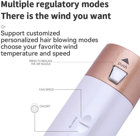 Kemei Electric Hair Brush with Air for Straightening and Curls