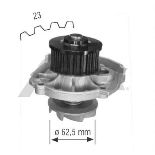 Water Pump Fiat 500 312 Airtex 1661
