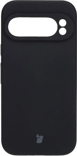 Bizon Back Cover Σιλικόνης / Tempered Glass Μαύρο (OnePlus 9 Pro)