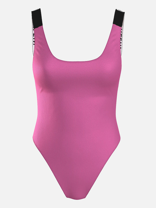 Ολόσωμο Μαγιό με Αφαιρούμενη Ενίσχυση Pink