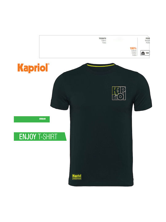 Kapriol T-Shirt Εργασίας Μαύρο
