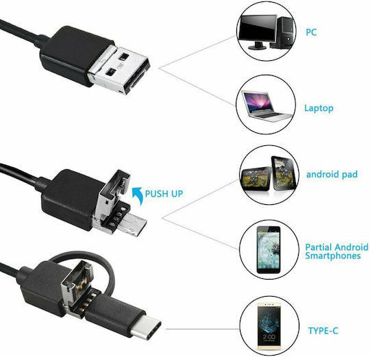 Endoskopkamera für Mobilgeräte mit Kabel 5m