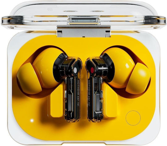 Nothing Ear (a) In ear Bluetooth хендсфри Слушалки с Устойчивост на Пот и Кутийка за Зареждане Жълт