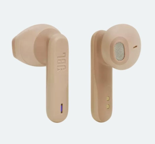 JBL Vibe Flex In-ear Bluetooth Handsfree Earphones with Charging Case Beige