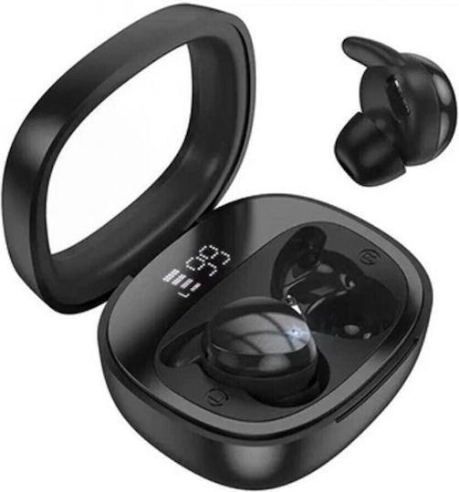 Hoco EQ3 In ear Bluetooth хендсфри Слушалки с Кутийка за Зареждане Черен