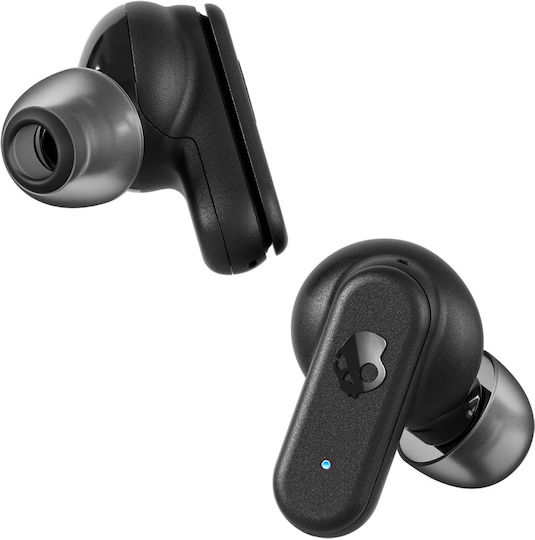 Skullcandy Dime 3 In-Ear Bluetooth-Freisprecheinrichtung Kopfhörer mit Schweißresistenz und Ladeetui Schwarz