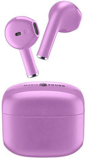 Cellular Line Swag In-ear Bluetooth Handsfree Ακουστικά με Θήκη Φόρτισης Μωβ