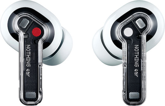 Nothing Ear In-ear Bluetooth Handsfree Ακουστικά με Αντοχή στον Ιδρώτα και Θήκη Φόρτισης Λευκά