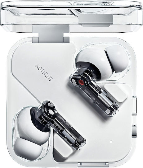 Nothing Ear In-ear Bluetooth Handsfree Ακουστικά με Αντοχή στον Ιδρώτα και Θήκη Φόρτισης Λευκά