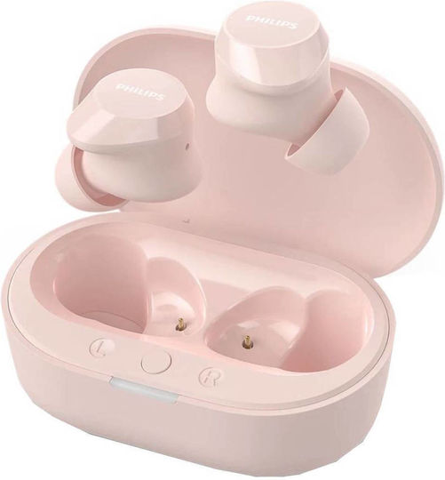 Philips TAT1209 In-ear Bluetooth Handsfree Earphones with Sweat Resistance and Charging Case Pink