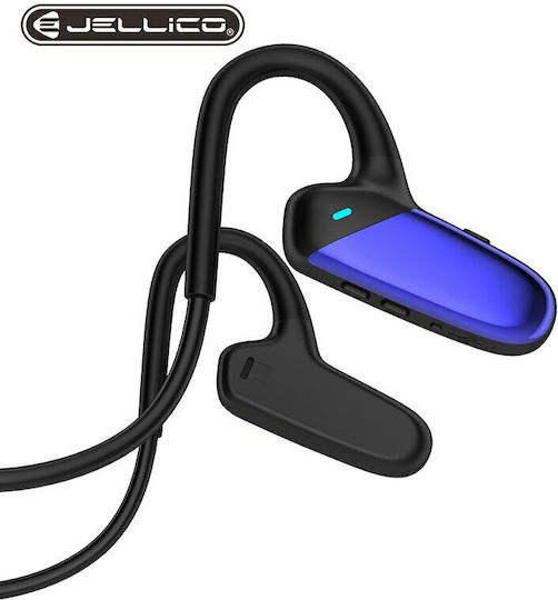 F808 Open Ear Bluetooth Handsfree Ακουστικά Μαύρα