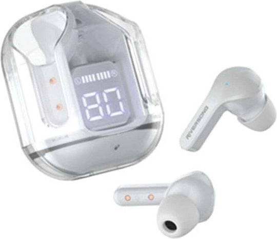 Riversong Airfly M2 In ear Bluetooth хендсфри Слушалки с Кутийка за Зареждане Бял