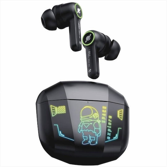 Onikuma T36 In-ear Bluetooth Handsfree Ακουστικά με Θήκη Φόρτισης Μαύρα