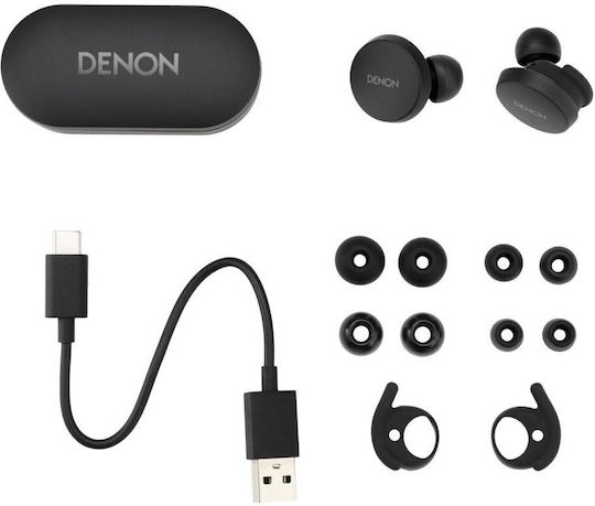 Denon AH-C10PL In-ear Bluetooth Handsfree Earphones with Sweat Resistance and Charging Case Black