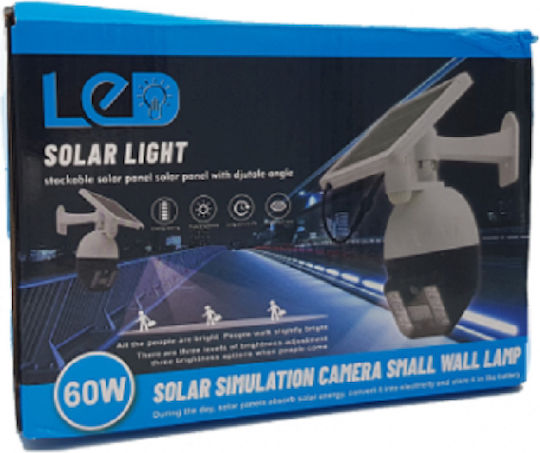 Dummy Überwachungskamera Solar mit LED-Beleuchtung