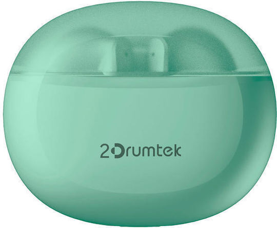 A4Tech B20 2Drumtek Earbud Bluetooth Handsfree Earphones with Sweat Resistance and Charging Case Turquoise