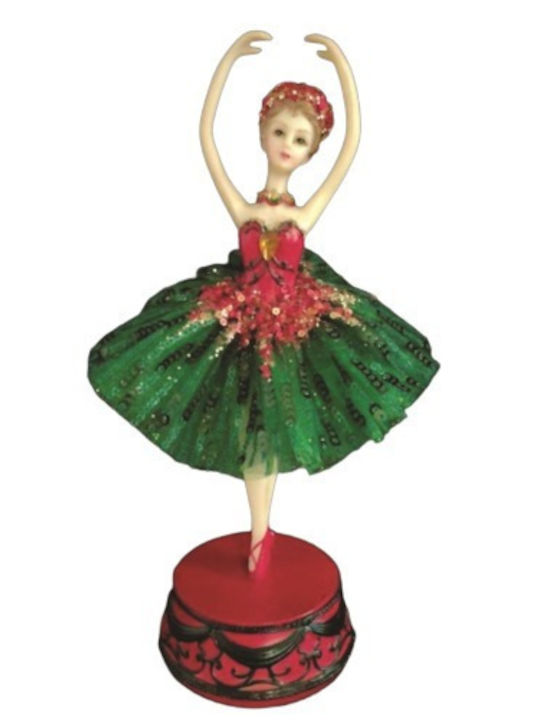 Weihnachtsfiguren Balletttänzerin Musik 33cm
