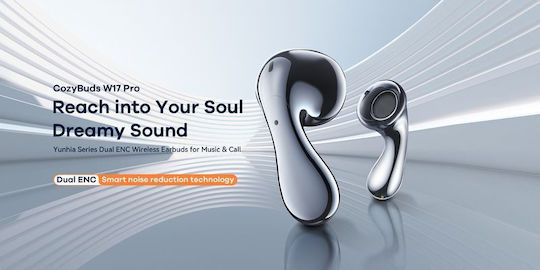 Remax W17 Pro Earbud Bluetooth Handsfree Căști cu Carcasă de Încărcare Gri