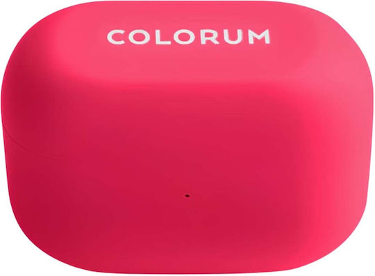 Colorum In-Ear Bluetooth-Freisprecheinrichtung Kopfhörer mit Ladeetui Magenta