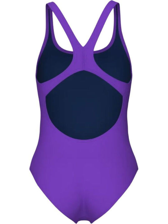 Arena Αθλητικό Ολόσωμο Μαγιό Purple-white