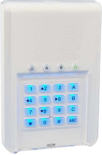 Olympia Electronics Tastatură de control acces securitate în Alb Culoare 921463001