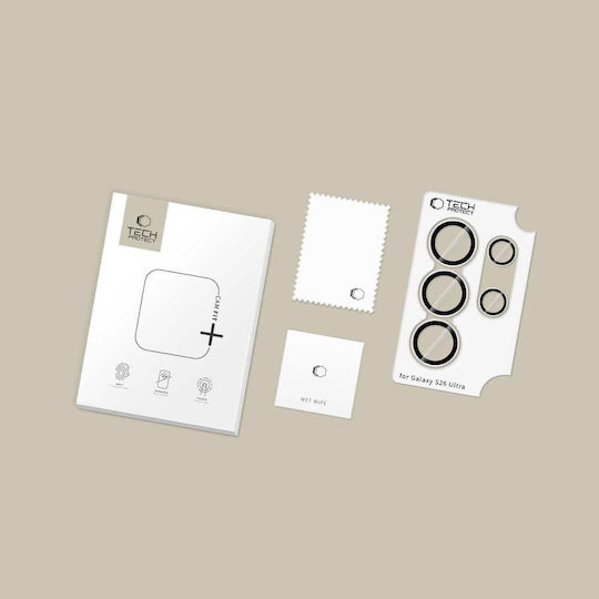 Tech-protect Camring Fit Plus Tempered Glass Camera Protection Compatible Samsung Galaxy S26 Ultra Transparent