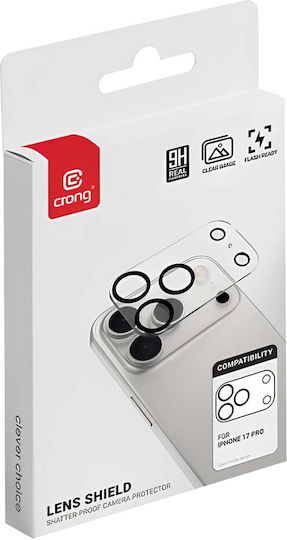 Crong Lens Shield Προστασία Κάμερας Μεμβράνη Διάφανο για το iPhone 17 Pro