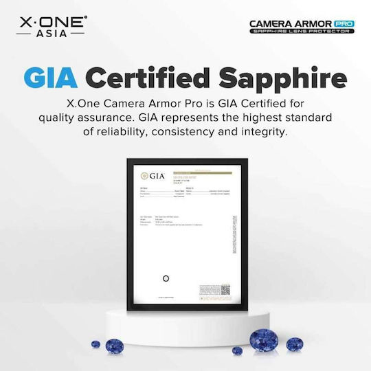 X-One Kameraschutz Gehärtetes Glas Silver für das iPhone 17 Air