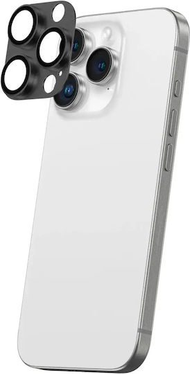 AmazingThing Camera Protection Tempered Glass Black for the iPhone 16 Pro, iPhone 16 Pro Max