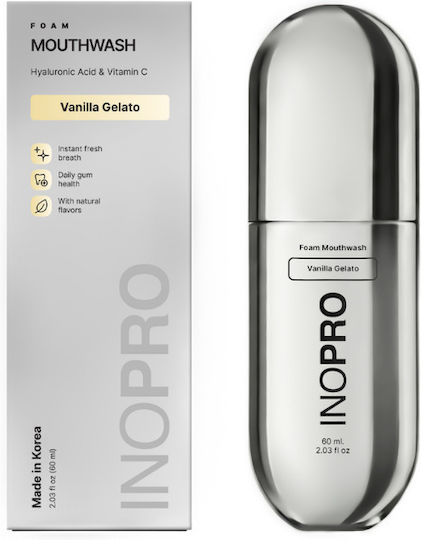 Inopro Вода за Уста за Гингивит, Срещу Зъбна Плака и Лош Дъх 60ml