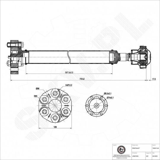 SKV Άξονες Μετάδοσης για Land Rover Range Rover