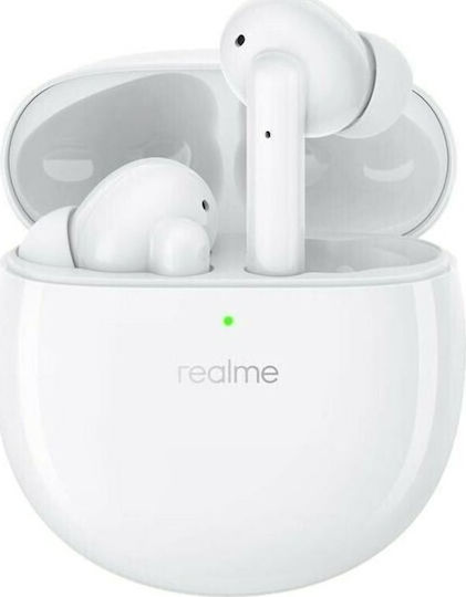 Realme Buds Air8 Pro Bluetooth Handsfree Ακουστικά με Αντοχή στον Ιδρώτα και Θήκη Φόρτισης Master White