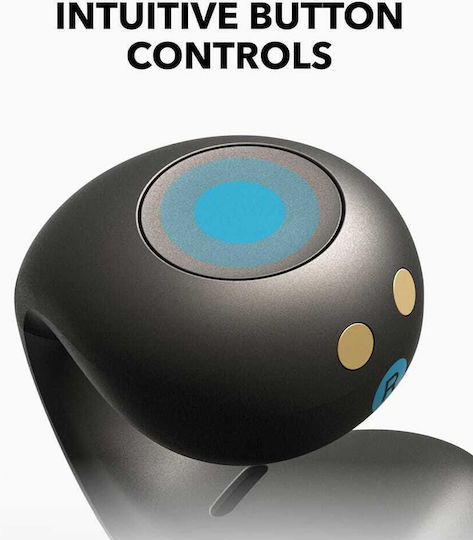 Soundcore by Anker C40i Open Ear Bluetooth Handsfree Ακουστικά με Αντοχή στον Ιδρώτα και Θήκη Φόρτισης Μαύρα