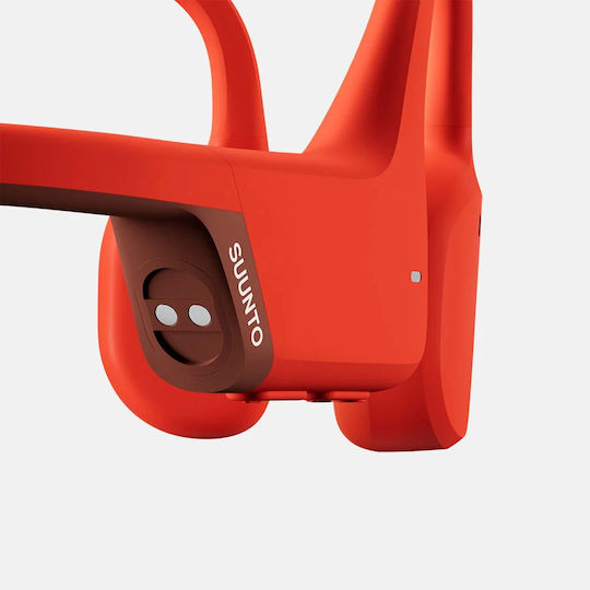 Suunto Sonic Knochenleitung Bluetooth-Freisprecheinrichtung Kopfhörer mit Schweißresistenz Coral Red