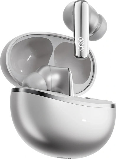 QCY MeloBuds N70i Bluetooth хендсфри Слушалки с Устойчивост на Пот и Кутийка за Зареждане Titanium