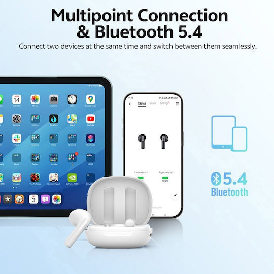 QCY AilyBuds E10 QT35 Bluetooth Handsfree Earphones with Sweat Resistance and Charging Case Black