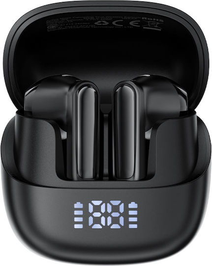 Acefast W2 Earbud Bluetooth Handsfree Earphones with Sweat Resistance and Charging Case Black