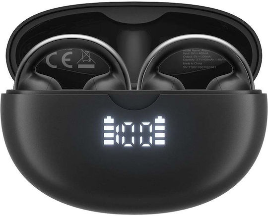 BlackView Airbuds 13 Bluetooth Handsfree Ακουστικά με Αντοχή στον Ιδρώτα και Θήκη Φόρτισης Μαύρα