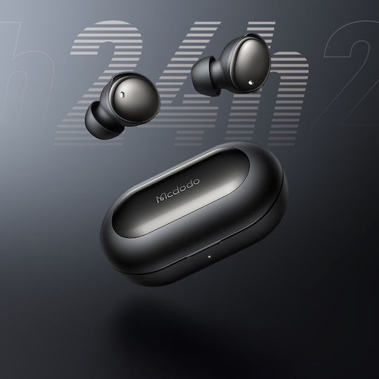 Mcdodo HP-4490 Goodnight Sleep In ear Bluetooth хендсфри Слушалки с Кутийка за Зареждане Черен