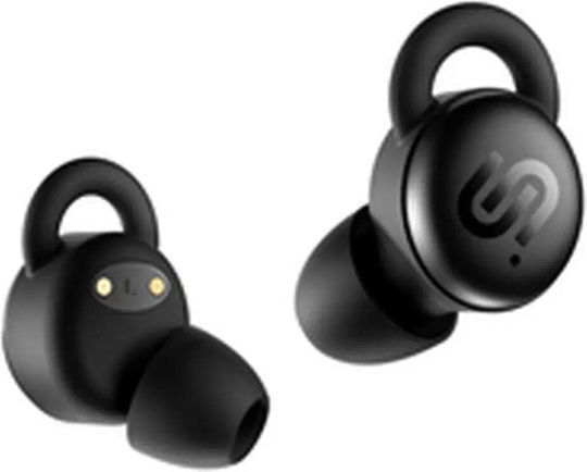 Urbanista Porto In-ear Bluetooth Handsfree Ακουστικά με Αντοχή στον Ιδρώτα και Θήκη Φόρτισης Μαύρα