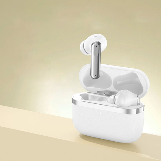 Devia ANC Ultra1 In-Ear Bluetooth-Freisprecheinrichtung Kopfhörer mit Ladeetui Weiß