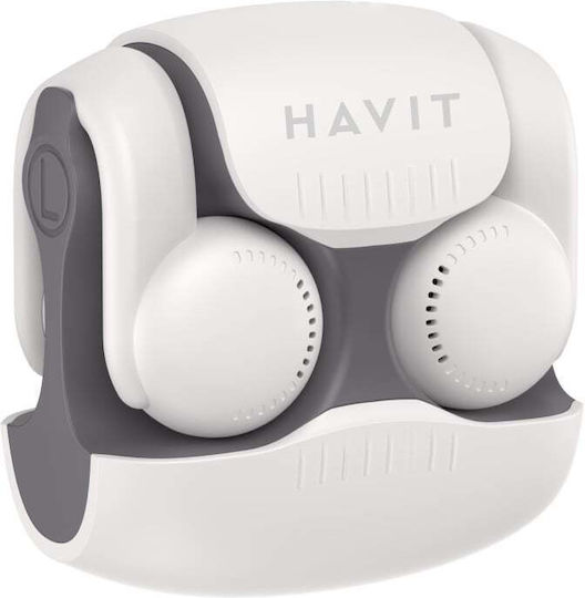 Havit OWS907 Open Ear Bluetooth Handsfree Ακουστικά με Θήκη Φόρτισης Γκρι