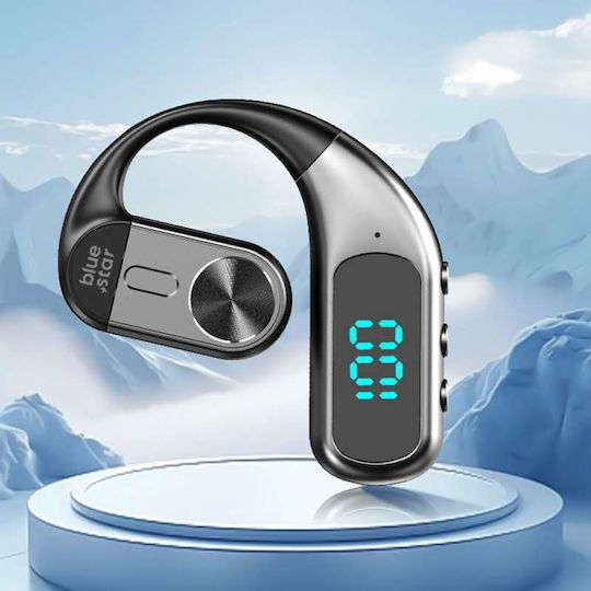 Blue Star Hook In-Ear Bluetooth Kopfhörer Ακουσgerät Schwarz