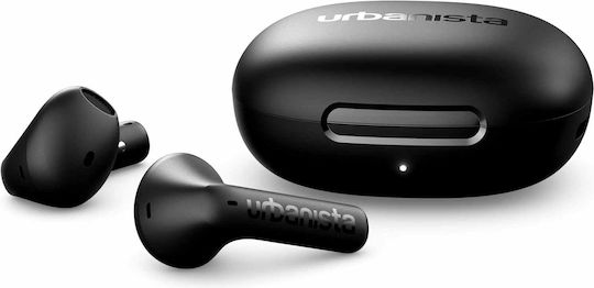 Urbanista Santa Monica Open Ear Bluetooth Handsfree Earphones with Sweat Resistance and Charging Case Midnight Black