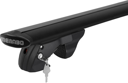 Menabo Car Roof Bars Aluminum Fender 118 Cm Black Color Dr Dr.2 5 Doors 20102014 Raised Rails 2 Pieces 14660/mb Mp.14660/mb-52 Mp.14660/mb-52