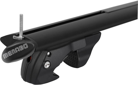 Menabo Car Roof Bars Aluminum Fender 118 Cm Black Color Dr Dr.2 5 Doors 20102014 Raised Rails 2 Pieces 14660/mb Mp.14660/mb-52 Mp.14660/mb-52