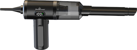 Powertech 2 1 Σκουπάκι Χειρός & Air Duster Pt-1576 50w 3600mah Μαύρο Powertech