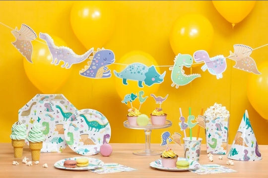 Dinozaur Straws Tubes Dino 6pcs