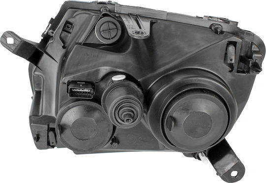 Headlight Right Black Manual Adjustment Dacia Duster 2010-2012
